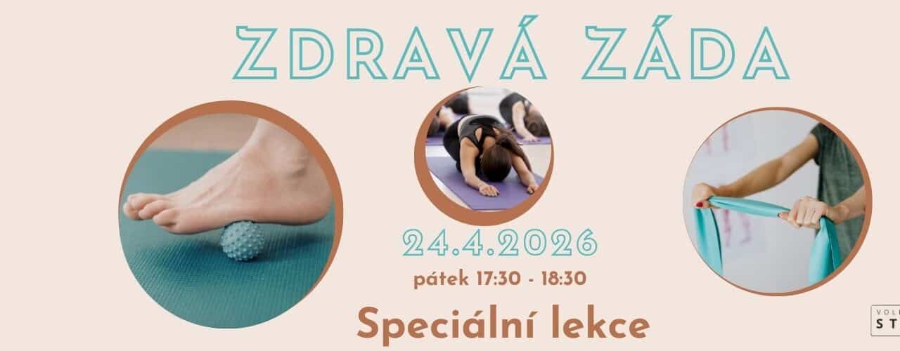 Zdravá záda – speciální lekce