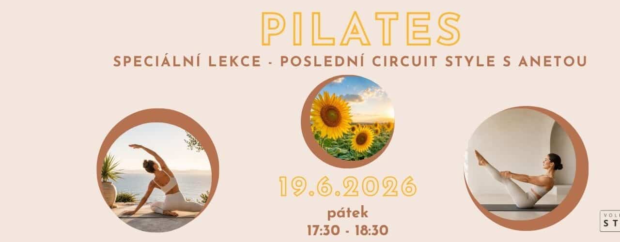 Speciální lekce Pilates – Poslední Circuit style s Anetou