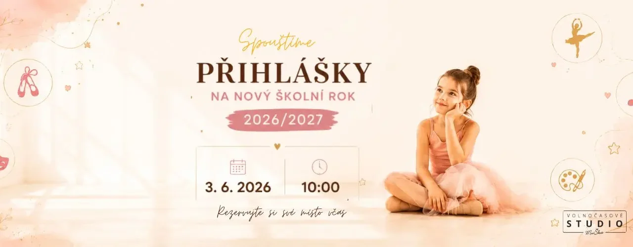 Kroužky pro děti – přihlášky na nový školní rok 2026/2027